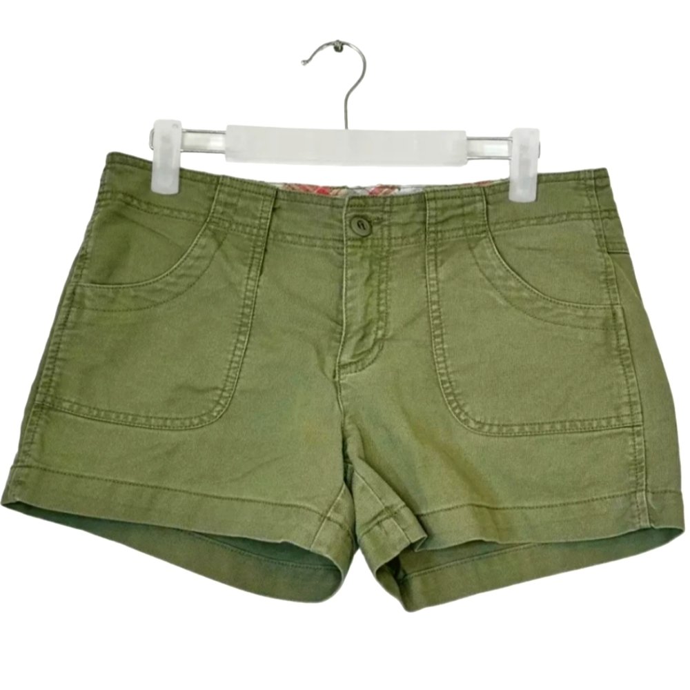 Old Navy Brand 1994 Vintage Low Rise Jean Short Olive Green Size 2